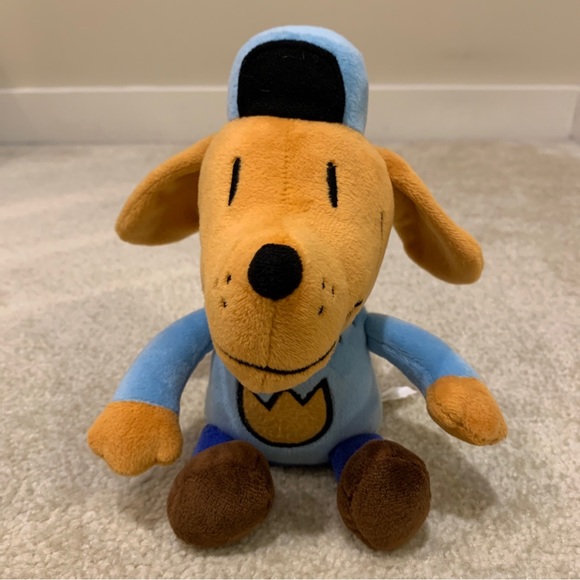 Dog Man 9.5" Plush Toy Stuffed Animal Dav Pilkey Beanie Figure - Picture 1 of 12